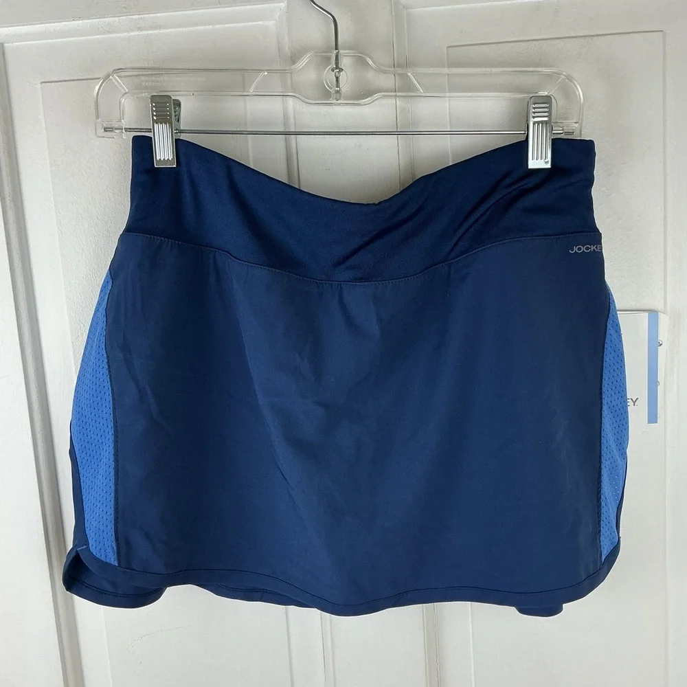 Jockey Women’s Skort Athletic Skirt Size M Blue NWT